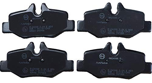 AutoMentum AM24008.7 Bremsbelagsatz 4-teilig für MERCEDES-BENZ VITO / MIXTO KASTEN (W639) 2003- Hinterachse und andere Fahrzeuge