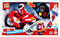 BB Junior First RC 95001R - Moto Rouge télécommandée avec guidon pour pilote - Sons réalistes - Développe la créativité et l'imagination dès 2 ans - 95001R