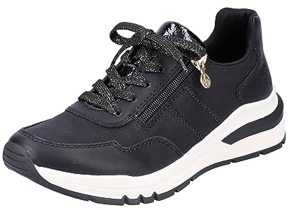 Rieker Damen Bequemschuhe M6601, Frauen Schnürhalbschuhe,lose Einlage