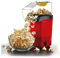 Hot Air Mechanism Fat Free Popcorn Maker | No Oil | Free Popcorn Bags Included | Healthy Home-Made Treats | Movie Nights/Sleepovers/Kids Parties | 1200 W | Red | Anti Slip Feet