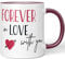 JUNIWORDS Tasse, Forever in Love with You, Bordeaux (1007326)