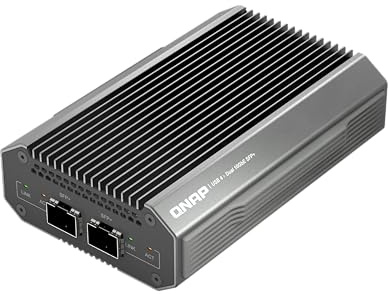 QNA-UC10G2SF - Netzwerkadapter - USB4 / Thunderbolt 4 - 10 Gigabit SFP x 2