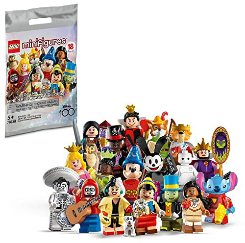 LEGO Minifiguren Disney 100 - Wähle 1 von 18 verschiedenen Figuren 71038 (Oswald der glückliche Hase), klein