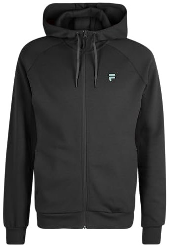 FILA Rómulo, Chaqueta de Pista Hombres, Negro, Small