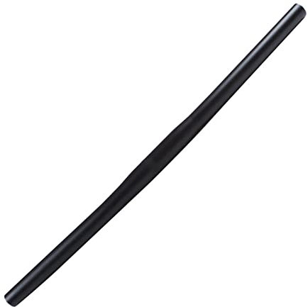 TOOYFUL Manubrio per Bici Premium Manubrio Piatto Durevole Lunghezza 540 mm Manubrio Dritto Portatile per la Riparazione di Parti di Bici da Corsa Accessori, Nero
