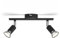 Philips LED Faretto Integrato Limbali, 2 Punti Luce, 50W, Nero