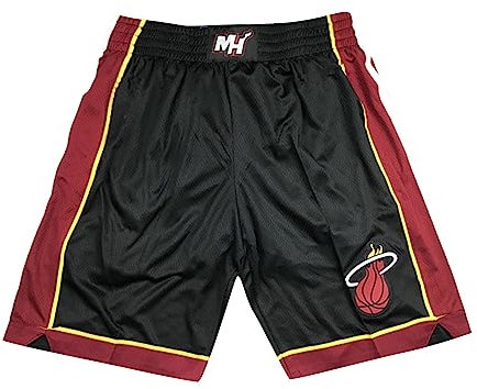 Miami Heat Shorts Basketball Activewear Shorts für Herren Miami Heat City Edition Shorts Sommer Outdoor Basketball Homme Training Fans Shorts Herren Wein XXL