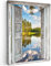 MuchoWow© Bilder 60x80 cm Wohnzimmer Deko Modern Wandbild Foto auf Leinwand Bild Schlafzimmer Room Decor Geschenke Wasser - Landschaft - Fenster - Blick