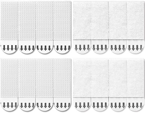 Sinnsally Picture Hanging Strips Heavy Duty,Hanging Picture Canvas Hanger No Nails,Photo Frame Stickers for Wall,Damage Free Adhesive Poster Refill Mounting (Small-40Pairs)