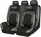 IMAFF Auto Sitzbezüge Set für VW Golf 7 Variant/Golf Variant R R-Line Wagon, Leder 5 Sitzer Langlebig Wasserdicht Atmungsaktiv Autositz Sitzschoner Autositzkissen,A/Grey