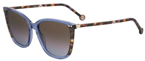 CAROLINA HERRERA Her 0245/S Sonnenbrille, Blau, Größe 55 für Damen, Azure, 70