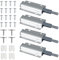 Push to Open Door Catches, Door Cabinet Magnetic Push Opener Catch Soft Close Magnets Door Catch Touch Open Door Closing Push Latches for Cupboard,Drawer,Wardrobe,and Closet Doors