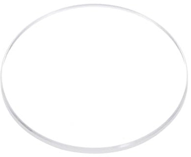 sourcing map Watch Crystal Glass Len 24.5mm Dia 1.5mm Thick Flat Round Clear Sapphire Glasses Watches Face Crystals Lens Replacement for Watchmaker Repair