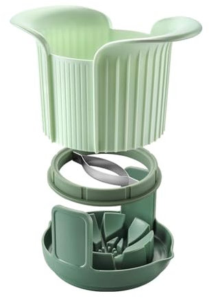 Coppa Affetta Frutta,Coppa Affetta Frutta e Verdura,Affettatrice veloce per frutta in acciaio inossidabile - Tazza tritatutto per frutta, tazza per frutta e verdura, tazza per tritare verdure/frutta/c