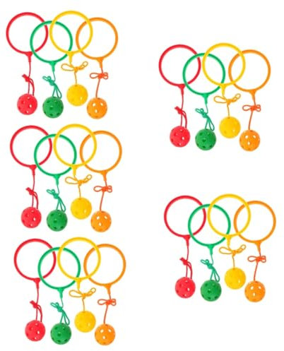 UPKOCH 20 STK Fitnessball für Einfuß Kinder fitnessgeräte hupfball für Kinder überspringen Ball Kinder Spielzeug Ballspielzeug für Kinder im Freien Springspiel Kinder springen Ringball