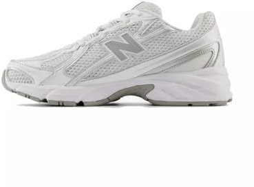 New Balance Homme U740v2 Sneaker, Blanc/Argent, 40 EU