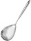IMEEA Cuillère ajourée en acier inoxydable avec long manche, cuillère à écumoire de 40,6 cm de profondeur pour cuillère, égoutter la friteuse