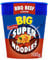 Batchelors Big Super Noodles BBQ Beef Flavour Instant Snack Pot, 100 g (Pack of 6)