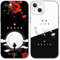 HDIJDY 2 Stück Handyhülle für Apple iPhone 13 Hülle 6.1 Zoll, Phone Case Anime Naruto Akatsuki Ästhetik mit Muster Designs Manga Mädchen Junge Schutz Schutzhülle Stoßfest TPU Weich Ultra Dünn Cover