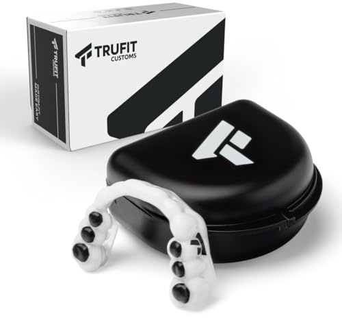 TRUFIT - Custom Sports Mouthguard, Football Mouth Guard, Custom Fit Mouth Guard, Boxing, Lacrosse, Hockey, MMA, Football, Dental Mouthpiece, Adult & Youth, Durable, BPA-Free, Slim, Comfortable Fit