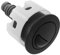 Uonlytech Botón de Descarga Doble para Inodoro Pulsador de Cisterna Compatible Mayoría de Inodoros Instalación y de Agua Color Negro Accesorio para Baño