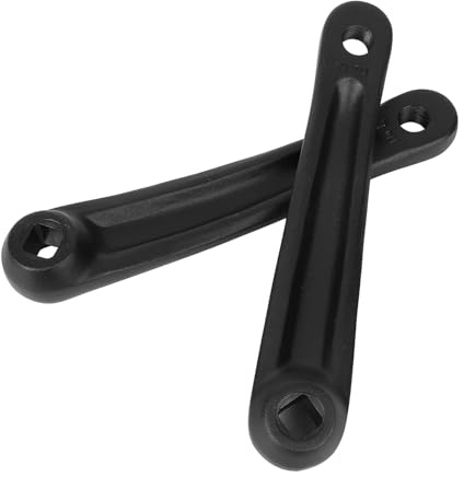 Cocoarm Fahrradkurbel Kurbel 170mm Fahrrad Kurbel Arm Arm Square Loch Pedal Schwarzes Leichte Deformationsbeständigkeit für Straßenfalübungspunkte mit Hoher Kompatibilität mit Hoher Kompatibilität