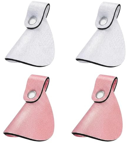 4 Stück Nasenschutz für Brille, Sonnenschutz Nase mit Seitenschutz, Nasenschutz Sonne in Rosa und Weiß, Effektiver Wind- und UV-Schutz für Brillenträger bei Outdoor-Aktivitäten