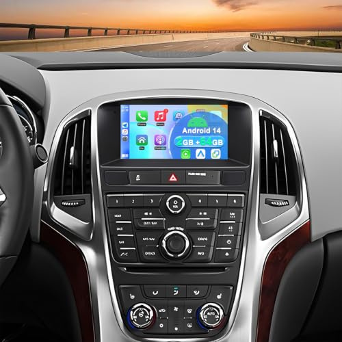 Autoradio Stereo per Opel Astra J 2011-2012 per Buick Excelle 2010-2014 | 2+64G Android 14 7 pollici Touch Screen Radio Lettore Multimediale con Carplay Android Auto navigazione GPS FM RDS SWC DSP