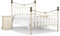 Julian Bowen Bed, Metal, Stone White, Double