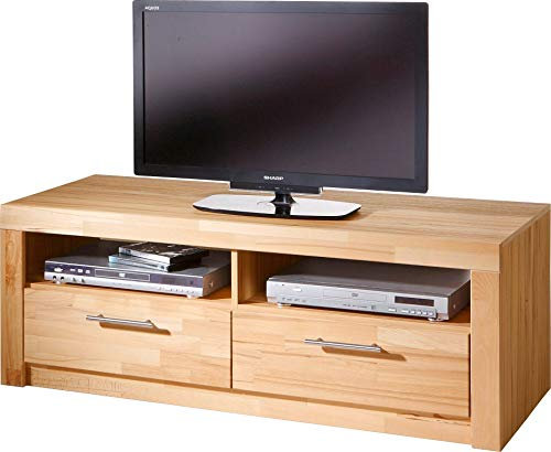 Möbeldesign Team 2000 TV-Teil Fernseh Tisch Lowboard Rack Kernbuche teilmassiv geölt 3442-15