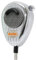 RoadKing RK56CHSS Microphone CB antibruit chromé avec Cordon Flexible chromé, XLR, Argent