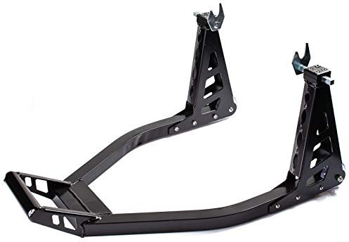 A Soporte de motocicleta de pro Hinterrad ajustable Lápiz goma ruedas Negra racingadapter