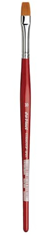 Da Vinci 5880 Series Water Colour Brush, Synthetic Fiber, Red, 22 x 1 x 30 cm