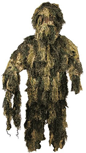 MFH Tarnung Ghillie Suit Woodland XL/XXL (Digital Woodland Tasche)
