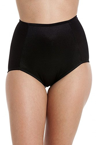 Camille Womens Two Pack Black Full Support Shapewear Briefs