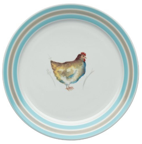 Kitchen Craft Hen House Keramik Frühstücksteller