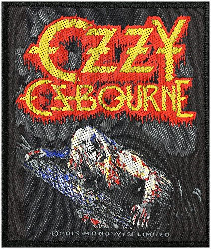 OZZY OSBOURNE Aufnäher BARK AT THE MOON Patch gewebt 8,5 x 10 cm