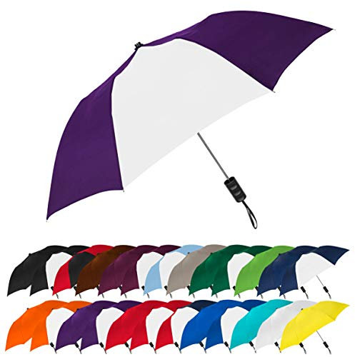 STROMBERGBRAND UMBRELLAS Stromberg Brand The Spectrum Ombrello Viola Bianco, viola/bianco., Taglia unica, Stromberg Brand The Spectrum Ombrello Viola/bianco