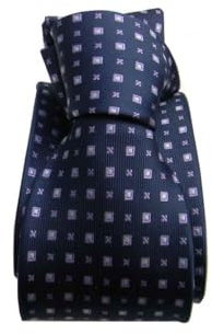 Avantgarde CRAVATTA con microdisegni LILLA su fondo BLu CRAVATTE UOMO BLUE classiche