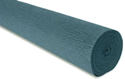 Floristrywarehouse Krepppapierrolle 180g (50 x 250 cm) Dunkelblaugrün (Farbton 560)