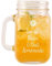 Personalised Engraved Rum & Diet Lemonade Glass Mason Jar, Vintage Retro Jam Jar Gifts for Her, Birthday Ideas