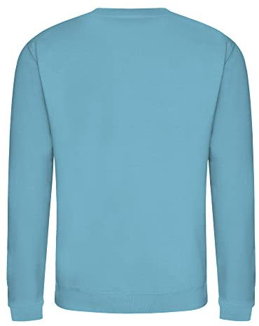 AWDis Men's Sweat Sweatshirt, Blue (Turquoise Surf), Large