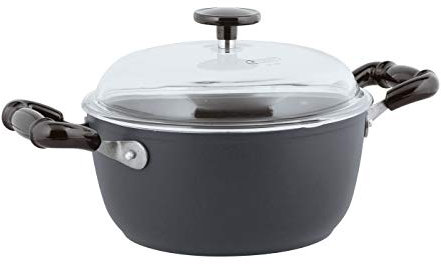 Sambonet 51007-74 1965 Vintage Quarzo Nero - Pentola per Carne, in Alluminio