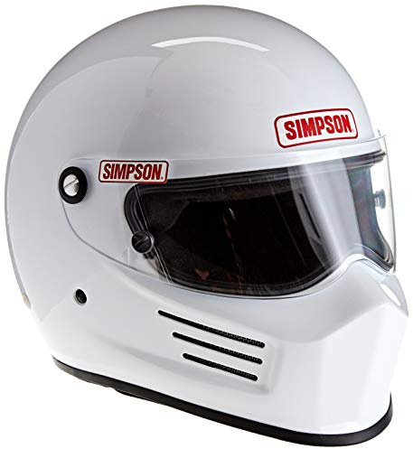 Simpson 6200031-F Bandit Helm 2015, Weiß, Große