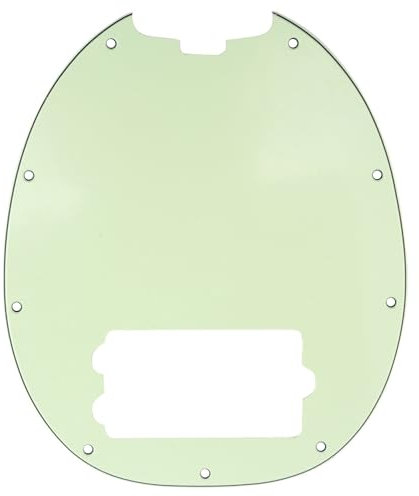 Musiclily 9 Löcher Pickguard Schlagbrett für 4-saiter Musicman Stingray Bass,3 lagig Mint