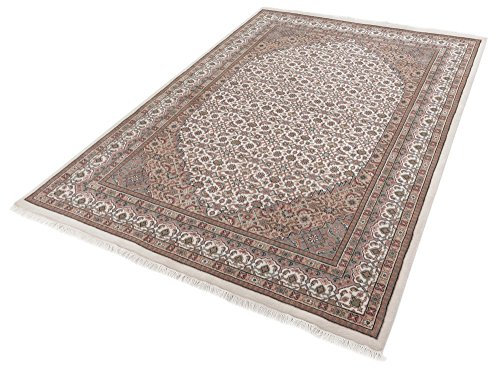 Steffensmeier Orientteppich Bidjar Corner Handgeknüpft aus 100% Schurwolle in Beige, Größe: 90x160 cm