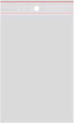 verpacking Druckverschlussbeutel 200 x 300 mm Transparent 50 mµ Polybeutel Zip-Beutel Wiederverschließbare Plastikbeutel Verschlussbeutel (500 Stück)