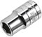 sourcing map 1/2-Inch Drive 12mm 6-Point Shallow Socket, Metric, Cr-V