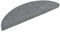 vidaXL 15x Stufenmatte Selbstklebend Treppenmatten Stufenmatten Treppenschutz Treppenmatte Treppenteppich Treppenschoner Nadelvlies 56x17x3cm Hellgrau