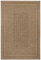NORTHRUGS In- und Outdoor Teppich Limonero 80x150 cm – Flachgewebe Sisal-Look Skandi-Design Wetterfest für Balkon Terrasse Wintergarten Küche Badteppich Wohnzimmerteppich Wasserfest in Beige Braun